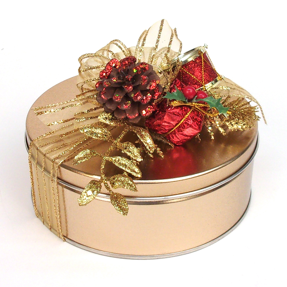 Nut Covered English Toffee Gift Tin